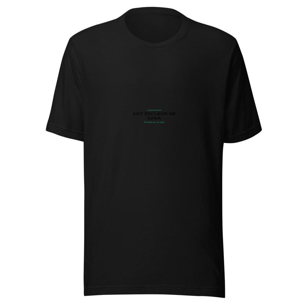 Camiseta black con diseño impreso — vista frontal